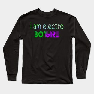 Electro Boosh Boy Girl mk2 - Eye Voodoo Long Sleeve T-Shirt